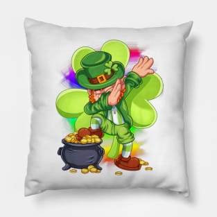 Dabbing Leprechaun Boys Kids Irish Patrickss Pillow