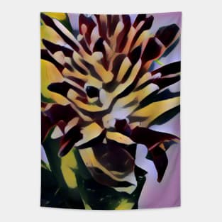 Pop Art Bromeliad Tapestry