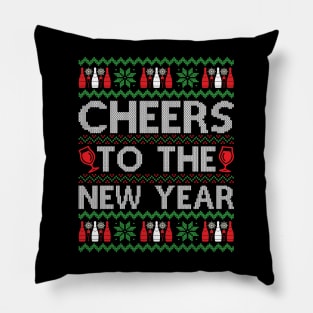 Cheers to the New Year New Year Pillow