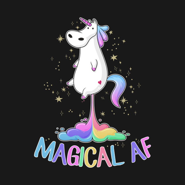 Unicorn Magical AF by Psitta