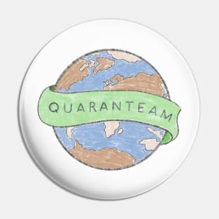 Quaranteam tshirt Pin