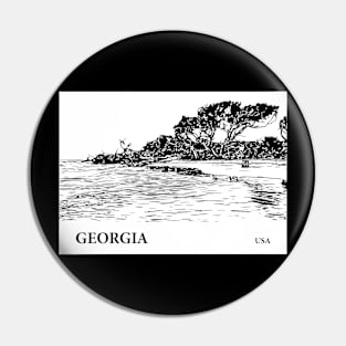 Georgia USA Pin