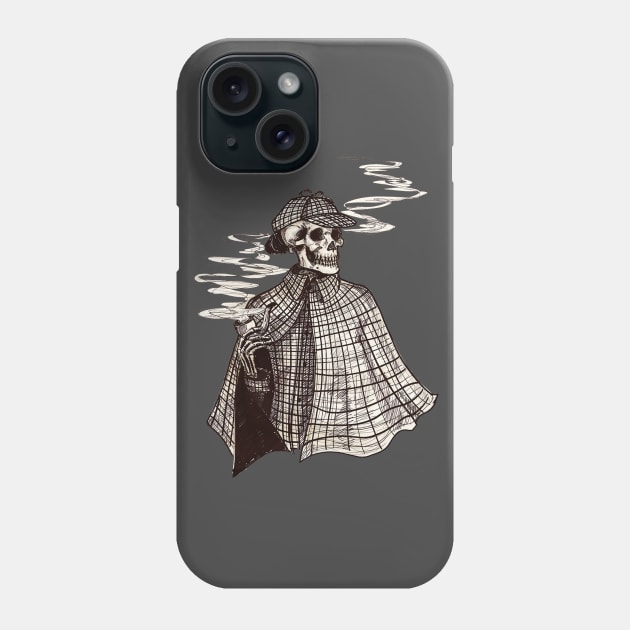 Sherlock Bones Phone Case by NerdWordApparel