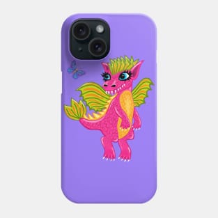 Baby Dragon's First Friend Phone Case