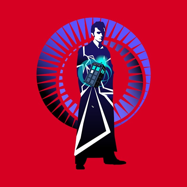 TIMELORD IN THE VORTEX by KARMADESIGNER T-SHIRT SHOP