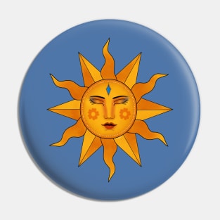 Sleepy Sun Pin