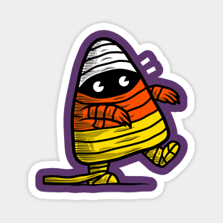 Candy Corn Mummy Magnet