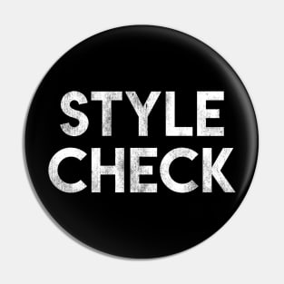 Style Check Pin