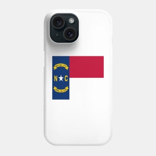 Flag of North Carolina. USA Phone Case