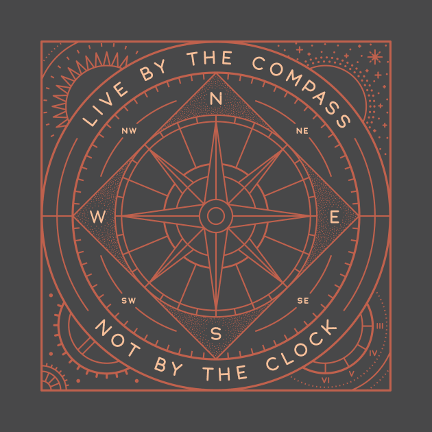 Live By The Compass by Thepapercrane