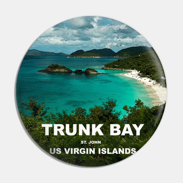 Trunk Bay Pin by Nicomaja