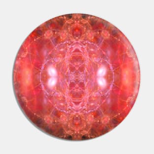 Fiery jewels fractal beauty Pin