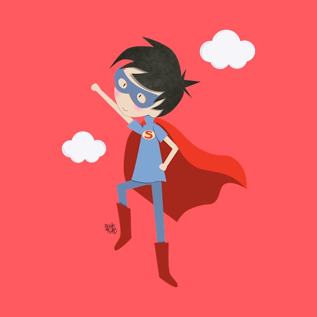 Superhero Flying by Madebykale