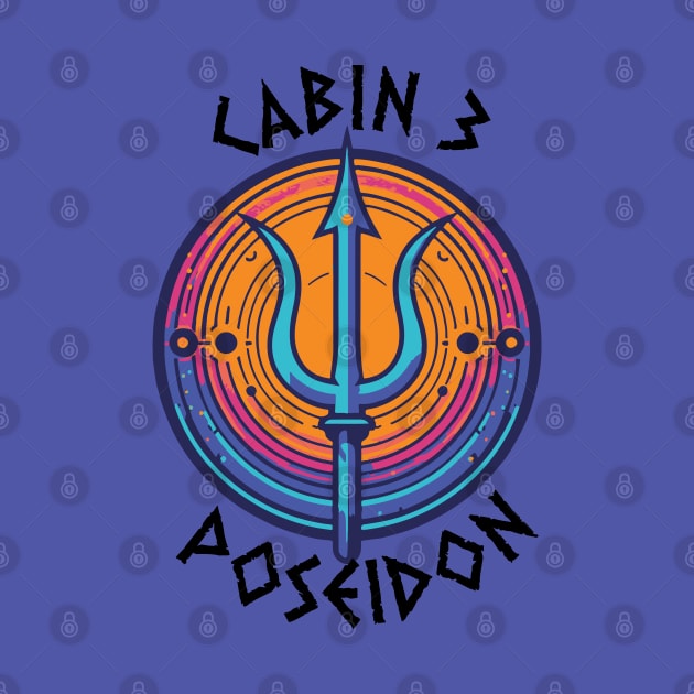 Cabin 3 Poseidon V9 The trident is Poseidon by whatyouareisbeautiful