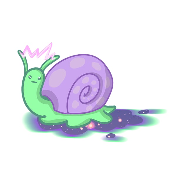 Cosmic Snail by JupiterJazzArt