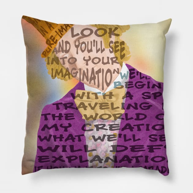 Pure Imagination Pillow by Skahfee