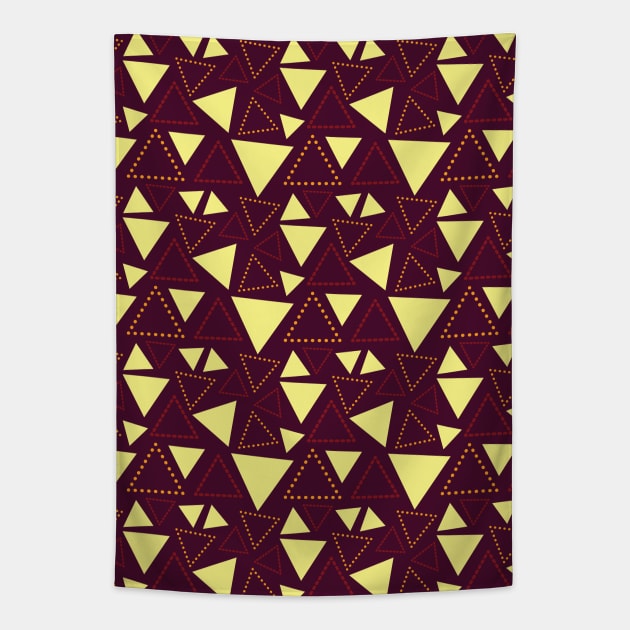 Triangle Seamless Pattern 016#001 Tapestry by jeeneecraftz