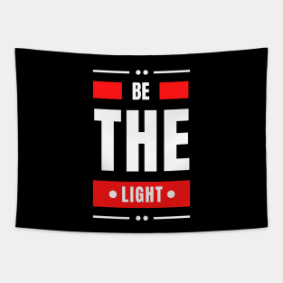 Be The Light | Christian Typography Tapestry