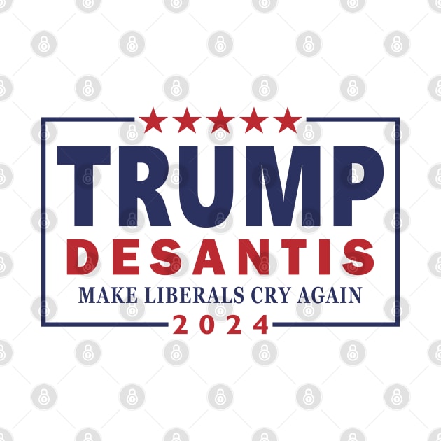 Donald Trump Ron DeSantis 2024 by Etopix