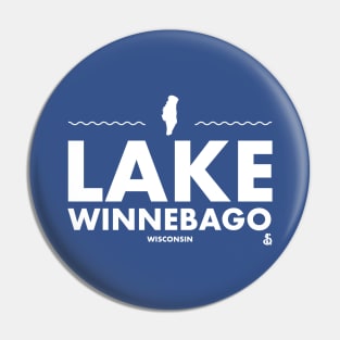 Fond du Lac County, Winnebago County, Calumet County, Wisconsin - Lake Winnebago Pin