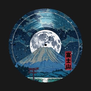 Mt. Fuji Night LP Sky T-Shirt