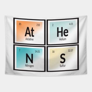 Athens Periodic Table Tapestry