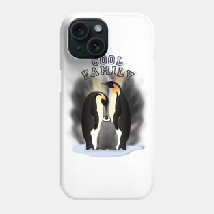 cool family - penguin Phone Case