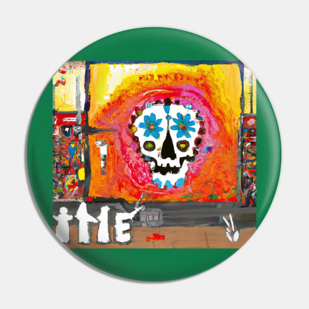 DAY OF THE DEAD IRIE SKULL1 Pin by Art Unplugged