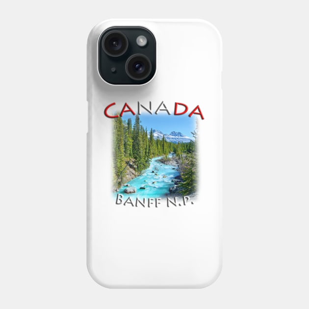 Canada Rockies - Banff National Park Phone Case by TouristMerch