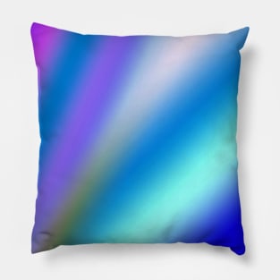 red blue green abstract texture pattern art Pillow