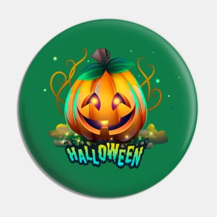 Halloween Pumpkin Design Pin