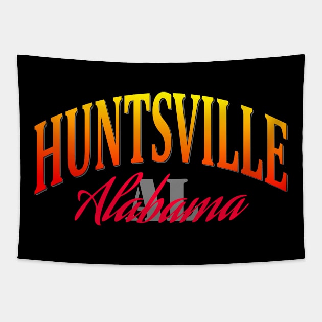 City Pride: Huntsville, Alabama Tapestry by Naves