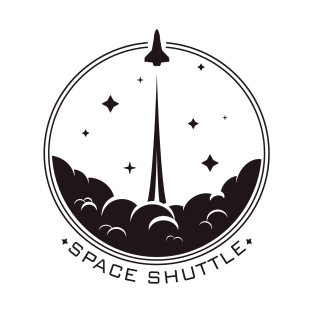 Space Shuttle Minimalist Mission Patch T-Shirt