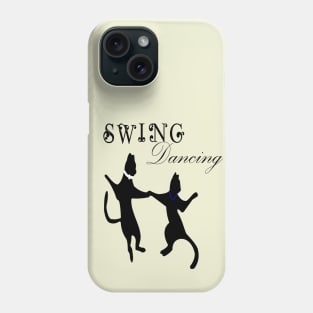 funny cats swing Phone Case