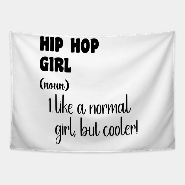 Hip Hop Girl Tapestry by Xtian Dela ✅