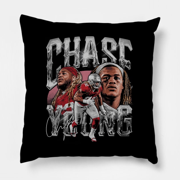 Chase Young San Francisco Vintage Pillow by ganisfarhan