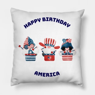 Happy birthday America Pillow