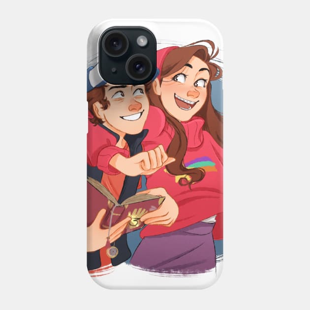 Mystery Twins! Phone Case by annaleighart
