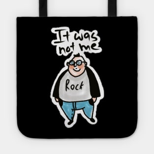 oops fat funny guy surprised. it was not me Tote