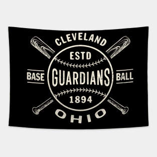 Cleveland Guardians Bats & Ball by Buck Tee Tapestry