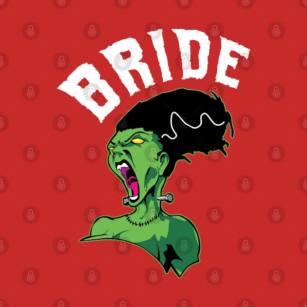 Bride of Frankenstein Nag Funny Horror Halloween Monster by grendelfly73