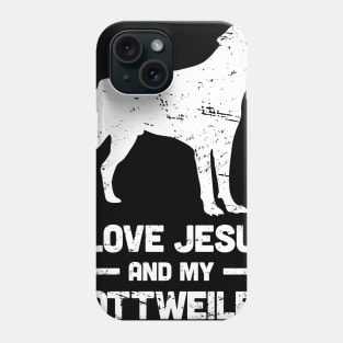 Rottweiler - Funny Jesus Christian Dog Phone Case