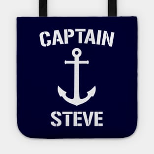 Nautical Captain Steve Personalized Boat Anchor Tote