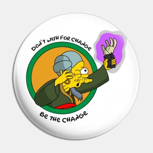 Be the change Pin