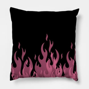 Ash Pink flames Pillow