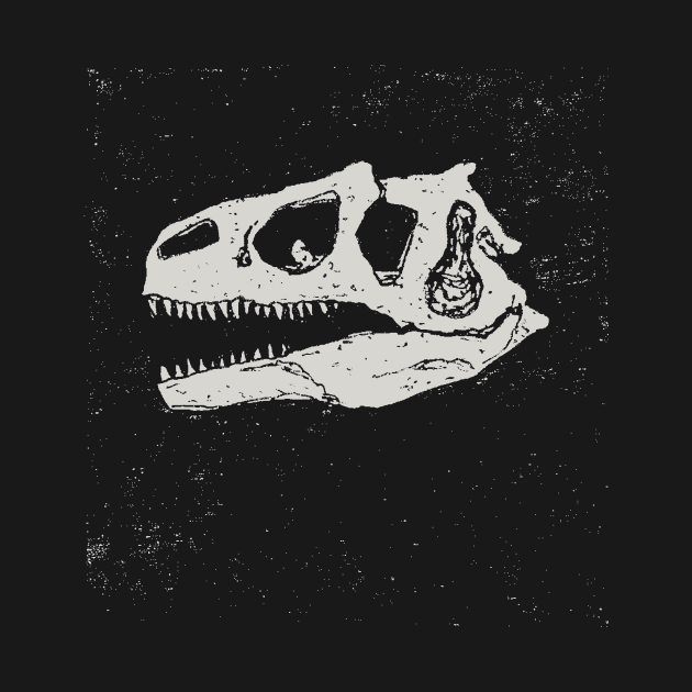 Dino Skull - Dinosaur - Crewneck Sweatshirt | TeePublic