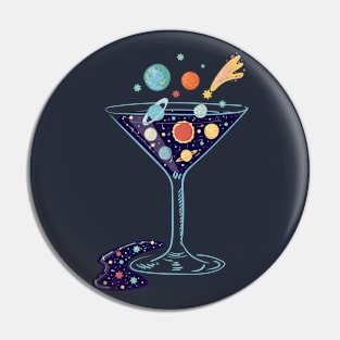 Space cocktail Pin