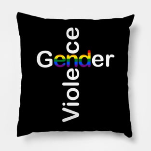 End gender violence LGBT Pillow