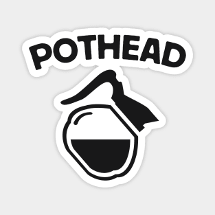 Pot Head: Caffeine Humor for Coffee Lovers Magnet