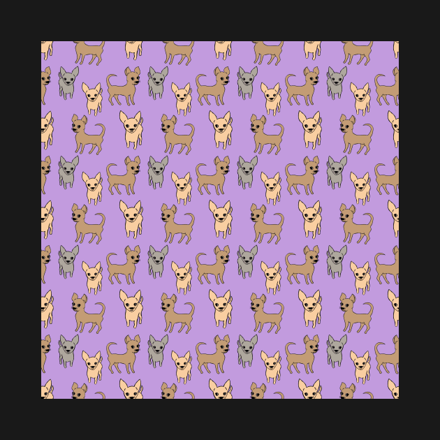 Chihuahua chihuahuas - lilac by bettyretro